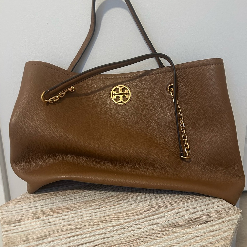 Brown Leather Tote Bag